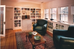 Library and living area