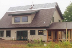 New solar home construction by Whole Builders